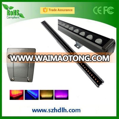 36w/48w/60w dmx512 ip68 led wall washer light for building and bridge