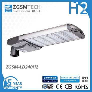 40W to 280W Ik10 Outdoor LED Street Lighting with Ce RoHS CB GS TUV Mark